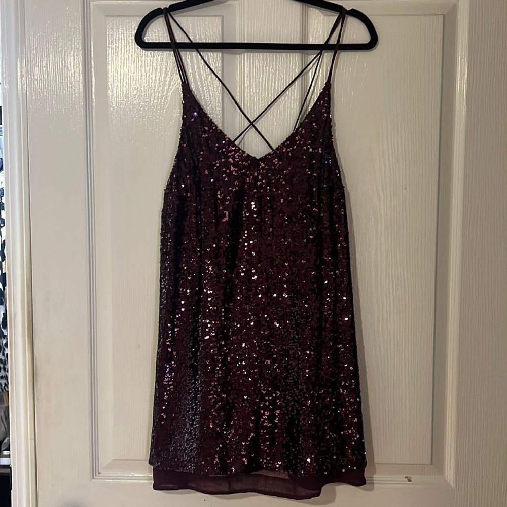 Free people sequin mini dress